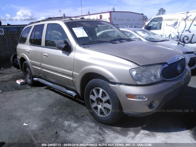 5GAES13P542213245 - 2004 BUICK RAINIER CXL GOLD photo 1