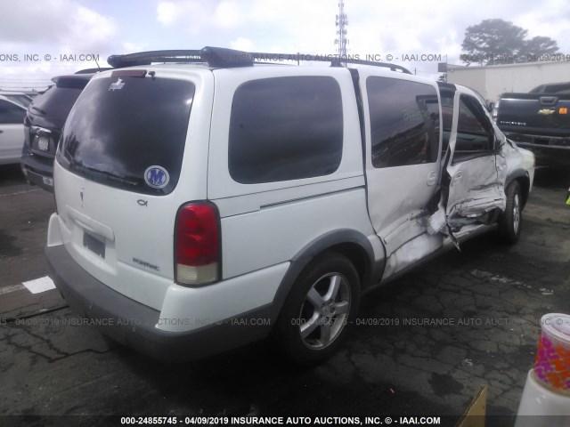 1GMDV33L65D169851 - 2005 PONTIAC MONTANA SV6 WHITE photo 4