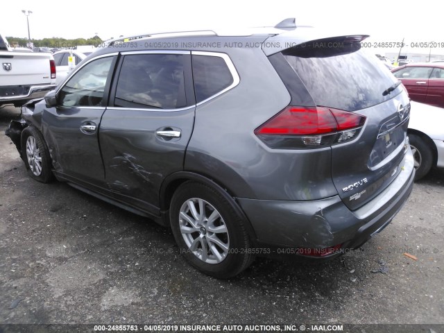 JN8AT2MT2HW153276 - 2017 NISSAN ROGUE S/SL/SV GRAY photo 3