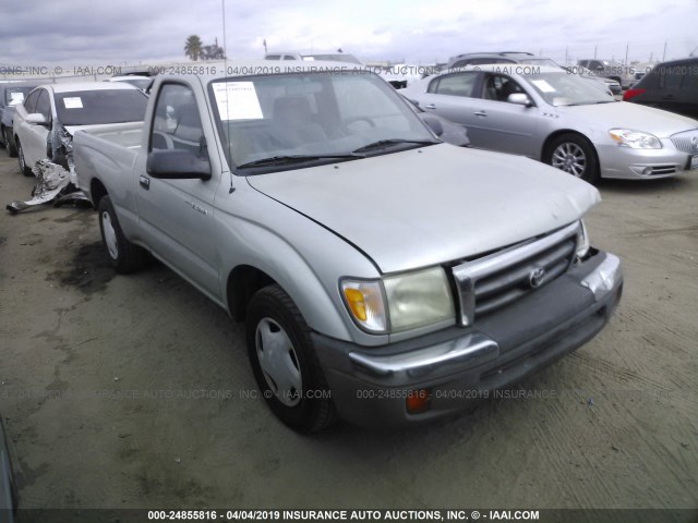 4TANL42N9YZ669500 - 2000 TOYOTA TACOMA SILVER photo 1