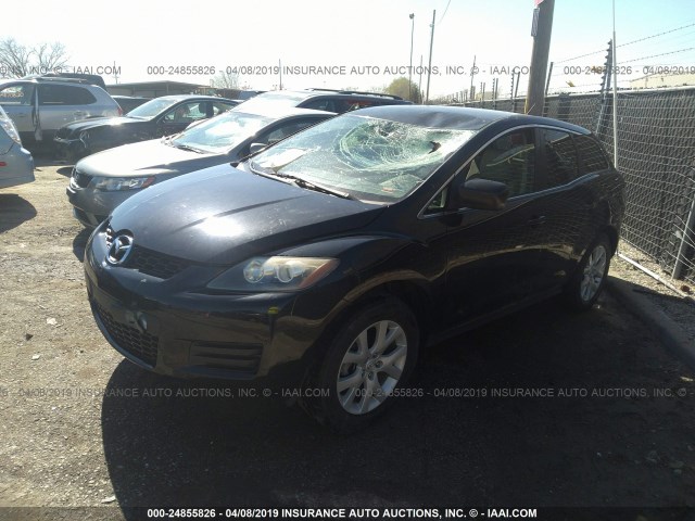 JM3ER293880176222 - 2008 MAZDA CX-7 BLACK photo 2