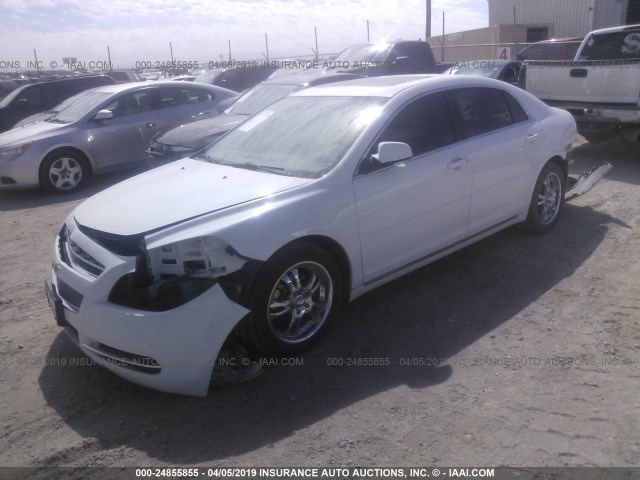 1G1ZD5E17BF111695 - 2011 CHEVROLET MALIBU 2LT WHITE photo 2