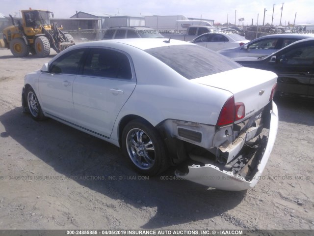 1G1ZD5E17BF111695 - 2011 CHEVROLET MALIBU 2LT WHITE photo 3