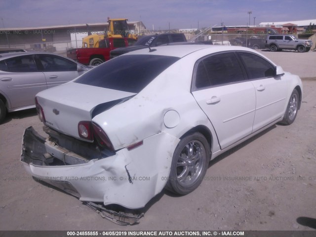 1G1ZD5E17BF111695 - 2011 CHEVROLET MALIBU 2LT WHITE photo 4