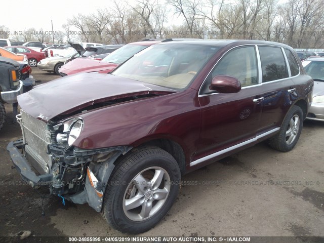 WP1AB29P76LA62608 - 2006 PORSCHE CAYENNE S PURPLE photo 2