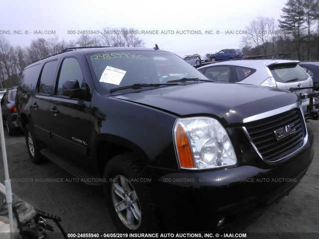 1GKS2KE7XCR170519 - 2012 GMC YUKON XL K1500 SLT BLACK photo 1