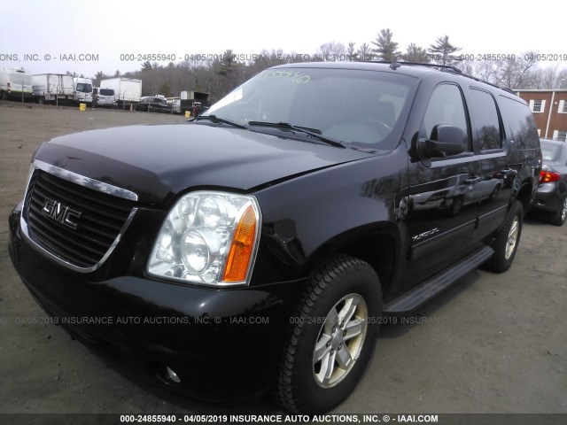 1GKS2KE7XCR170519 - 2012 GMC YUKON XL K1500 SLT BLACK photo 2