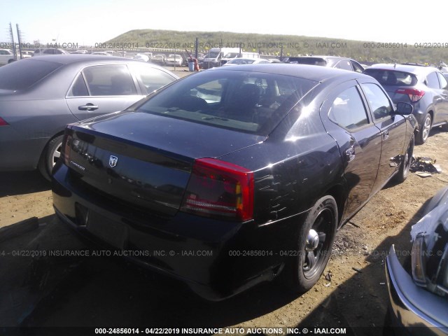 2B3KA43H77H644603 - 2007 DODGE CHARGER SE/SXT BLACK photo 4