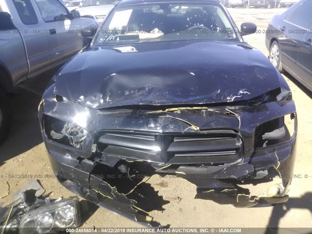 2B3KA43H77H644603 - 2007 DODGE CHARGER SE/SXT BLACK photo 6