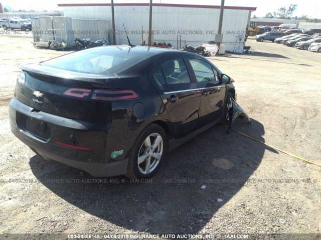 1G1RF6E47EU152063 - 2014 CHEVROLET VOLT BLACK photo 4