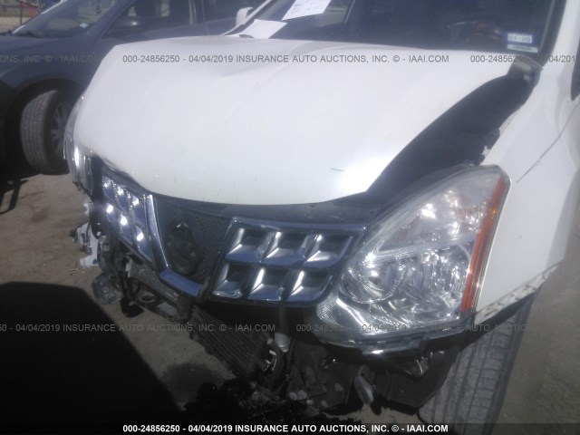 JN8AS5MT6BW188088 - 2011 NISSAN ROGUE S/SV/KROM WHITE photo 10