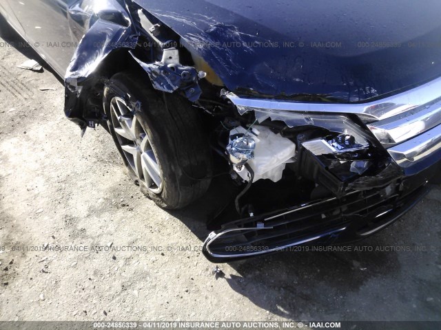 3FAHP0JA8CR196396 - 2012 FORD FUSION SEL BLACK photo 6