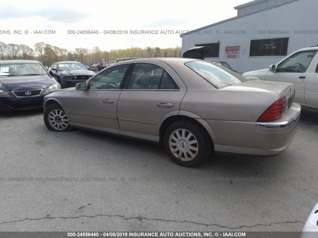 1LNHM86S42Y620770 - 2002 LINCOLN LS Pewter photo 3