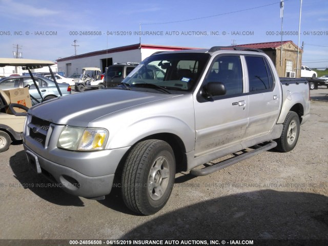 1FMZU67E03UC69608 - 2003 FORD EXPLORER SPORT TR  GRAY photo 2