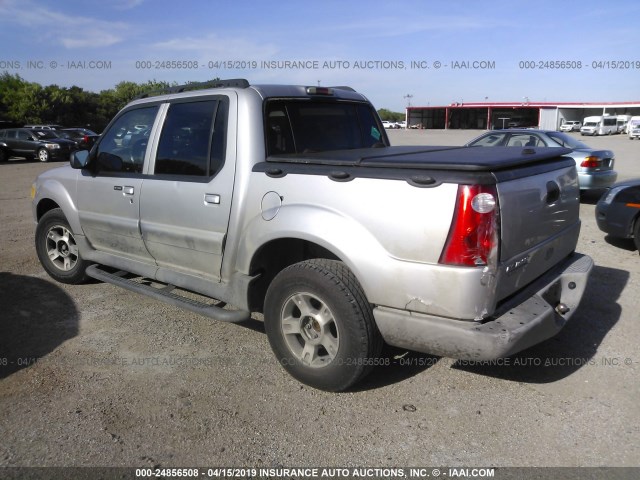 1FMZU67E03UC69608 - 2003 FORD EXPLORER SPORT TR  GRAY photo 3