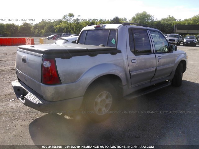 1FMZU67E03UC69608 - 2003 FORD EXPLORER SPORT TR  GRAY photo 4