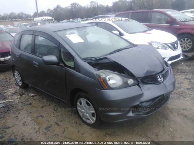 JHMGE8H39DC015161 - 2013 HONDA FIT GRAY photo 1