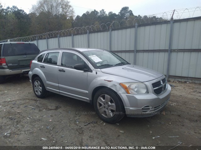 1B3HB48B87D150016 - 2007 DODGE CALIBER SXT SILVER photo 1