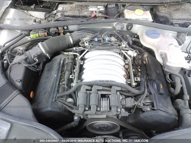 WVWWH63B43E411833 - 2003 VOLKSWAGEN PASSAT GLX ვერცხლისფერი ფოტო 10