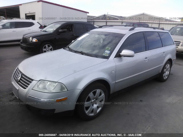 WVWWH63B43E411833 - 2003 VOLKSWAGEN PASSAT GLX ვერცხლისფერი ფოტო 2