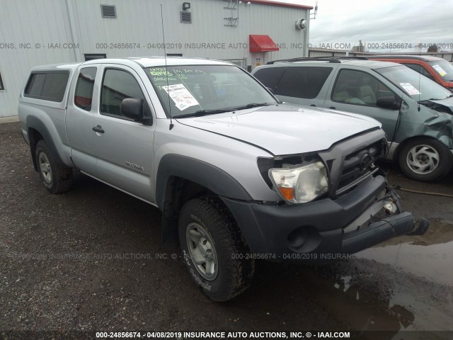 5TEUU42N88Z486395 - 2008 TOYOTA TACOMA ACCESS CAB ვერცხლისფერი ფოტო 1