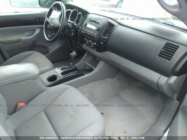 5TEUU42N88Z486395 - 2008 TOYOTA TACOMA ACCESS CAB ვერცხლისფერი ფოტო 5