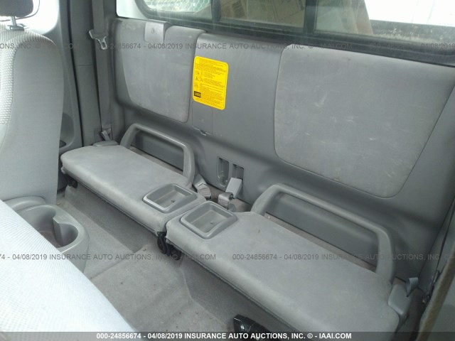 5TEUU42N88Z486395 - 2008 TOYOTA TACOMA ACCESS CAB ვერცხლისფერი ფოტო 8