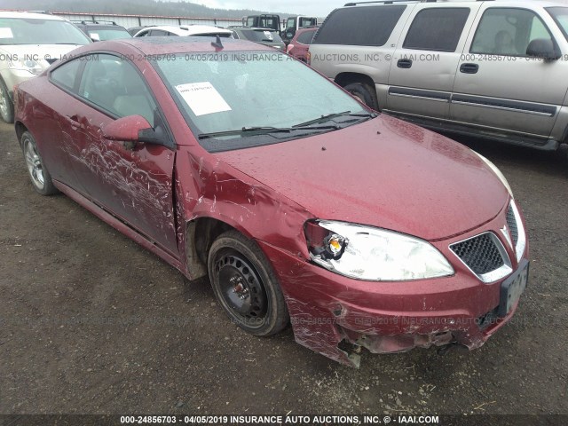 1G2ZK17K794232135 - 2009 PONTIAC G6 GT RED photo 1