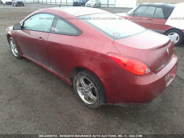 1G2ZK17K794232135 - 2009 PONTIAC G6 GT RED photo 3