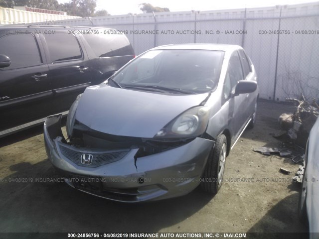 JHMGE882X9S008899 - 2009 HONDA FIT BLACK photo 2