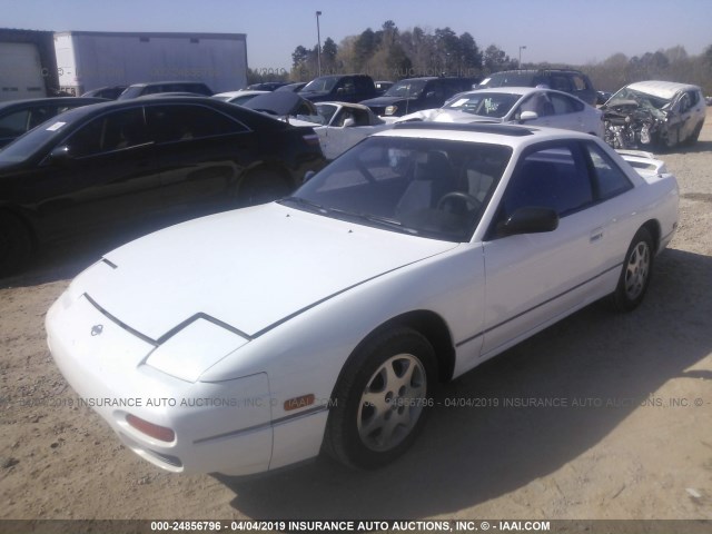 JN1MS34P0MW003460 - 1991 NISSAN 240SX SE WHITE photo 2