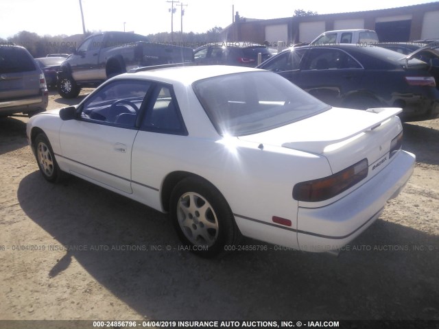 JN1MS34P0MW003460 - 1991 NISSAN 240SX SE WHITE photo 3