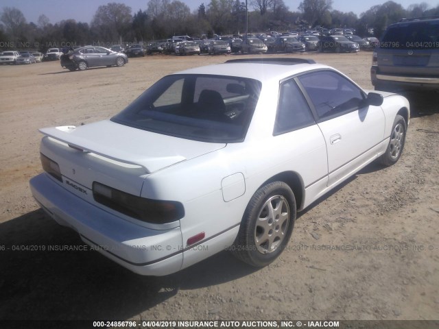 JN1MS34P0MW003460 - 1991 NISSAN 240SX SE WHITE photo 4