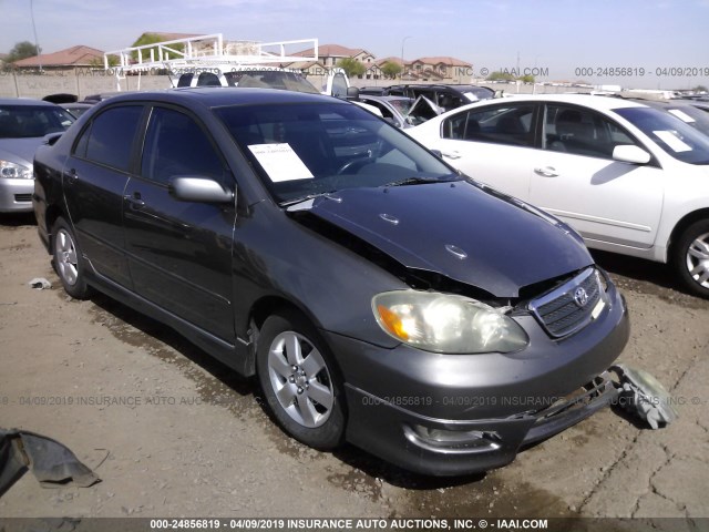 1NXBR32E07Z786681 - 2007 TOYOTA COROLLA CE/LE/S GRAY photo 1