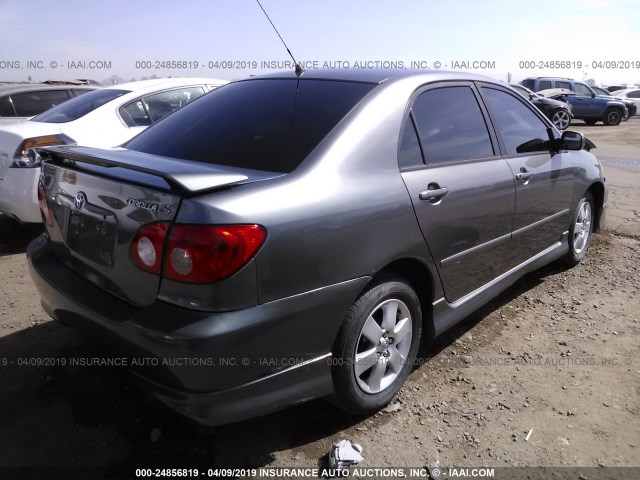 1NXBR32E07Z786681 - 2007 TOYOTA COROLLA CE/LE/S GRAY photo 4