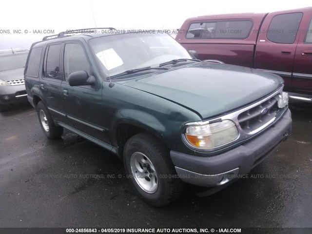 1FMZU73EXYUA87904 - 2000 FORD EXPLORER XLT GREEN photo 1