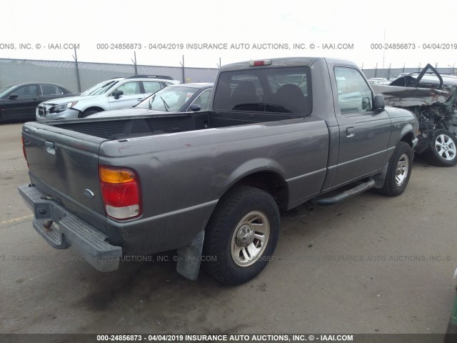 1FTYR10V7XUA58071 - 1999 FORD RANGER GRAY photo 4