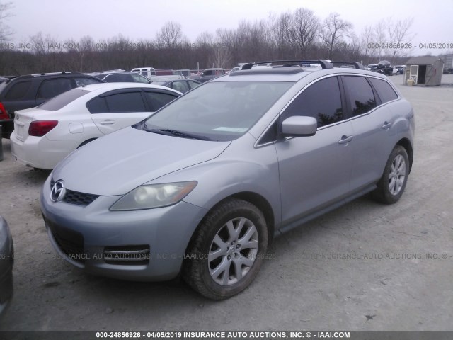 JM3ER29L070140443 - 2007 MAZDA CX-7 GRAY photo 2