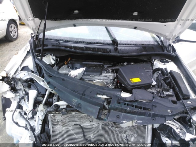 4T1BF1FKXFU026026 - 2015 TOYOTA CAMRY LE/XLE/SE/XSE WHITE photo 10