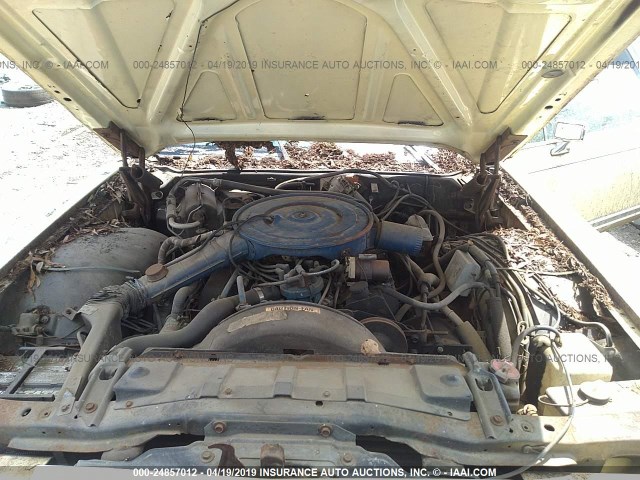 7Y89A827114 - 1977 LINCOLN CONTINENTAL  GOLD photo 10