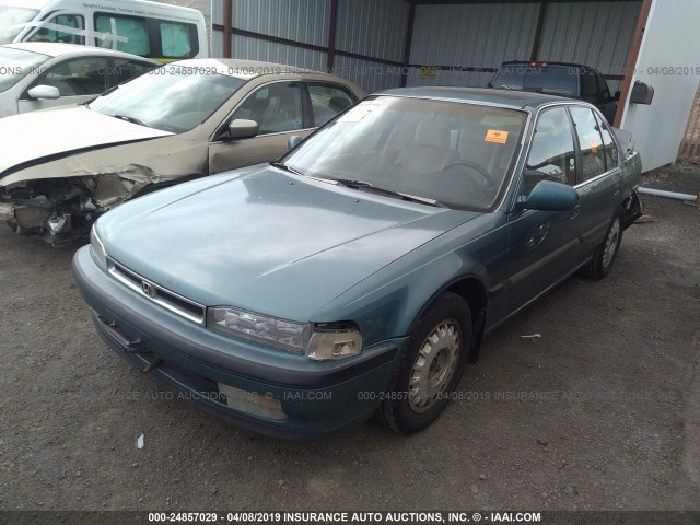 JHMCB7569MC050329 - 1991 HONDA ACCORD EX/EX-R BLUE photo 2