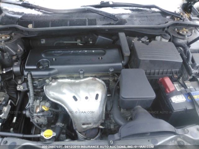4T4BE46K68R045525 - 2008 TOYOTA CAMRY CE/LE/XLE/SE GRAY photo 10