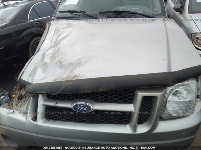 1FMZU77E43UA89134 - 2003 FORD EXPLORER SPORT TR  SILVER photo 10