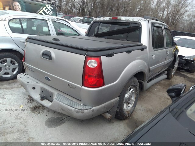 1FMZU77E43UA89134 - 2003 FORD EXPLORER SPORT TR  SILVER photo 4