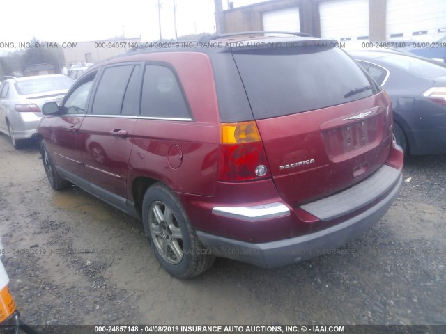 2C8GF68434R182827 - 2004 CHRYSLER PACIFICA RED photo 3