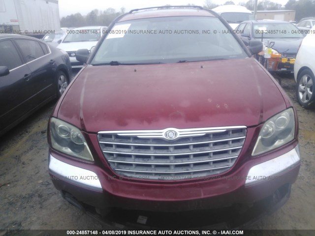 2C8GF68434R182827 - 2004 CHRYSLER PACIFICA RED photo 6