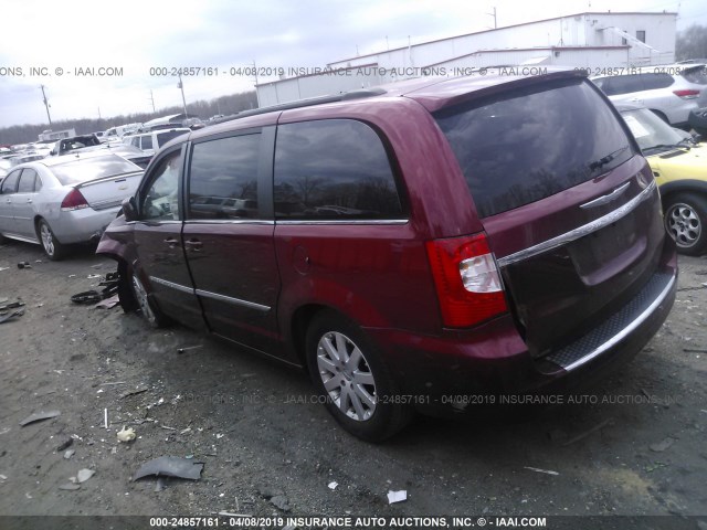 2C4RC1BGXER435636 - 2014 CHRYSLER TOWN & COUNTRY TOURING RED photo 3
