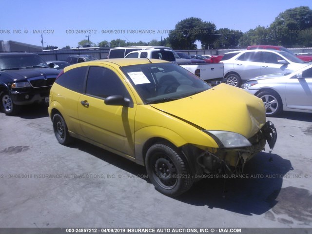 1FAFP31N07W277987 - 2007 FORD FOCUS ZX3/S/SE/SES YELLOW photo 1