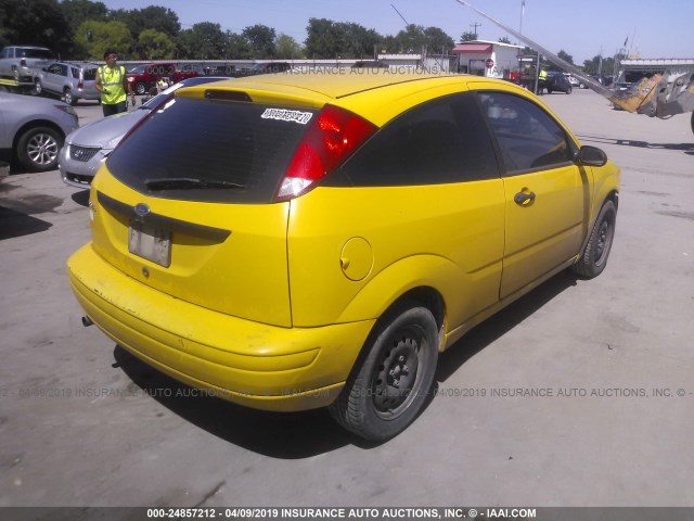 1FAFP31N07W277987 - 2007 FORD FOCUS ZX3/S/SE/SES YELLOW photo 4