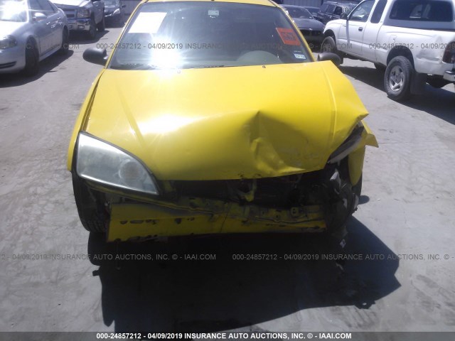 1FAFP31N07W277987 - 2007 FORD FOCUS ZX3/S/SE/SES YELLOW photo 6